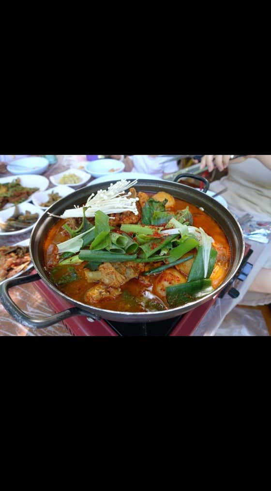 토종닭도리탕 메뉴 사진(네이버)
