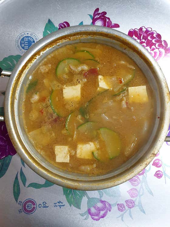 된장찌개 메뉴 사진(네이버)