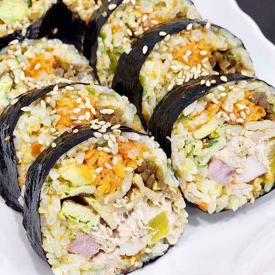 땡초참치김밥 메뉴 사진(네이버)