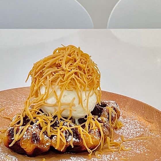 브라운치즈크로플 메뉴 사진(네이버)