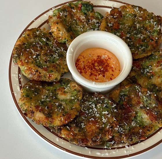 브로콜리새우전 메뉴 사진(네이버)