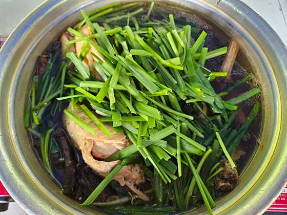 백숙+삼겹살(450g) 메뉴 사진(네이버)
