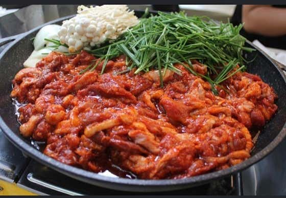 오리백숙 메뉴 사진(네이버)