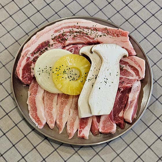 모듬세트 중 660g 메뉴 사진(네이버)