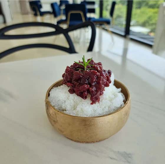 오리지널 팥빙수 메뉴 사진(네이버)