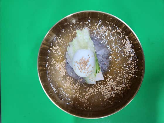 물/비빔냉면 메뉴 사진(네이버)