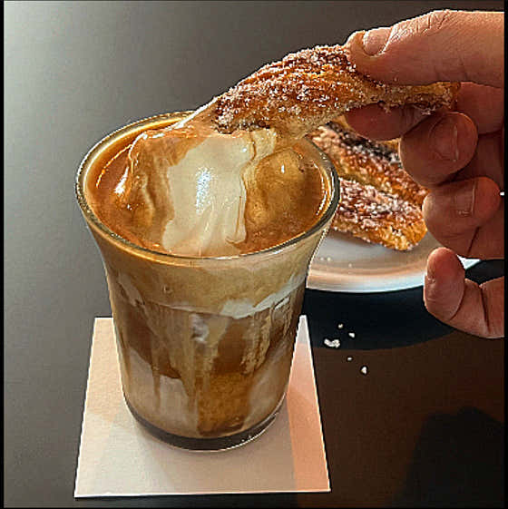 땅콩크림라떼 메뉴 사진(네이버)