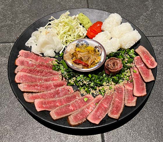 소고기타다끼 메뉴 사진(네이버)