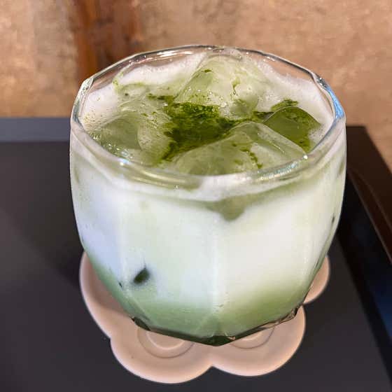 오설록 말차 라떼 메뉴 사진(네이버)
