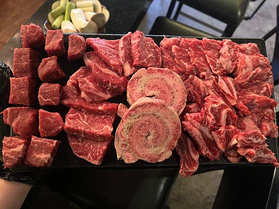4인 모둠(화로구이 전용) 메뉴 사진(네이버)