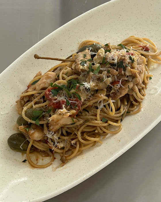 대구살, 선드라이토마토, 발사믹 메뉴 사진(네이버)