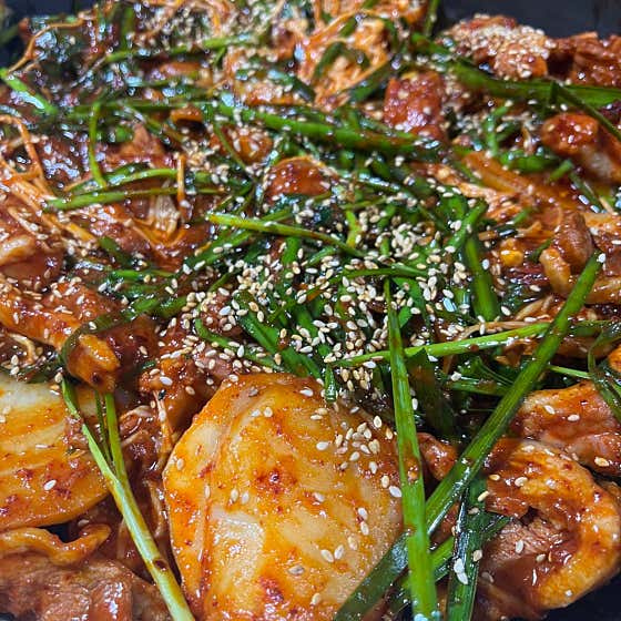오리 주물럭 메뉴 사진(네이버)
