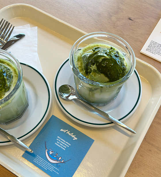 Matcha latte : 말차라떼 메뉴 사진(네이버)