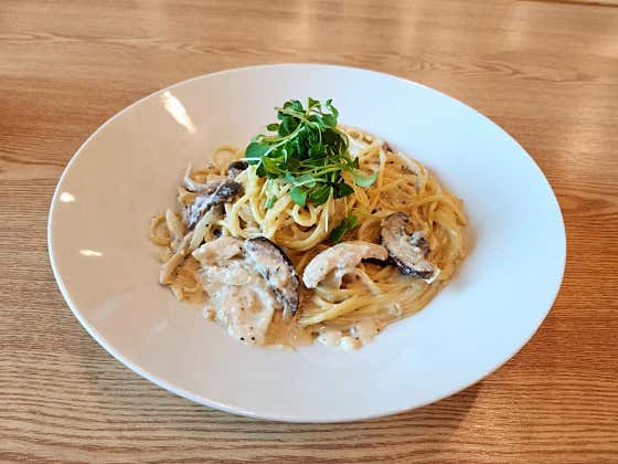 버섯 크림 파스타 메뉴 사진(네이버)