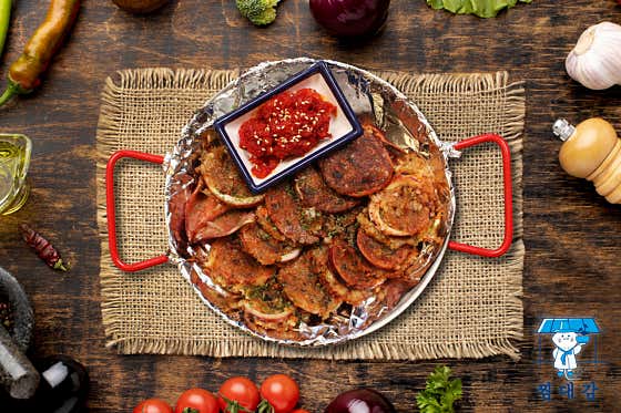누룽지 오징어순대 메뉴 사진(네이버)