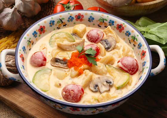 Cream Pasta_베지터블 뇨끼 메뉴 사진(네이버)