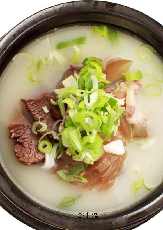 살코기국밥 메뉴 사진(네이버)