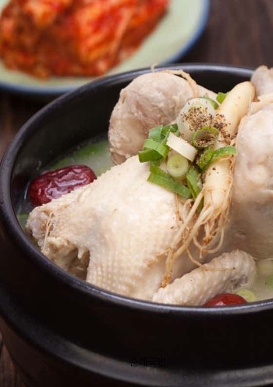 삼계탕 메뉴 사진(네이버)