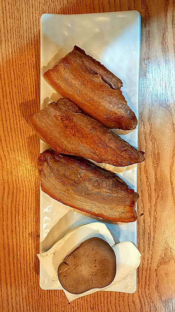 국내산 삼겹살180g 메뉴 사진(네이버)