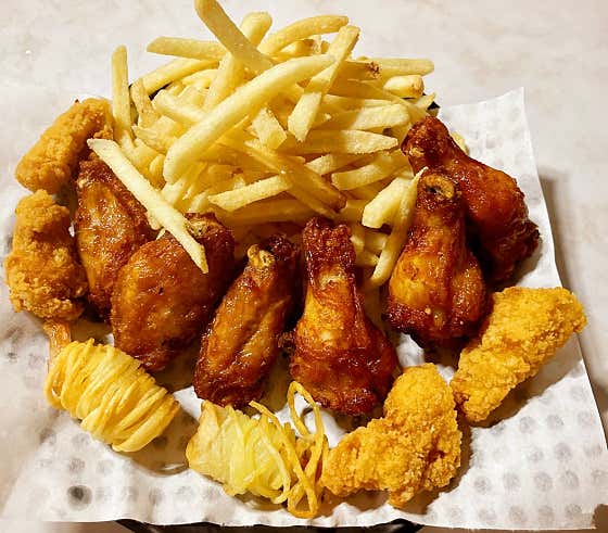 윙봉치킨 메뉴 사진(네이버)