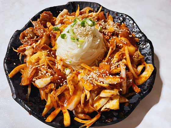 골뱅이소면 메뉴 사진(네이버)