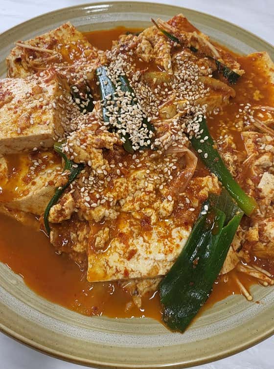 두부조림 메뉴 사진(네이버)