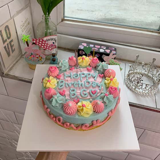 당일레터링케이크(15cm,2-3인용) 메뉴 사진(네이버)
