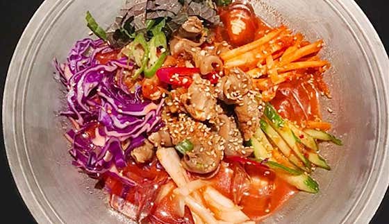 물골뱅이소면 메뉴 사진(네이버)