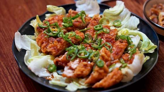 고추바삭유린기 메뉴 사진(네이버)