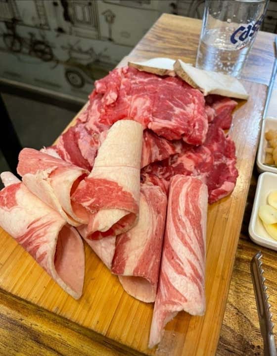 차돌박이150g 메뉴 사진(네이버)