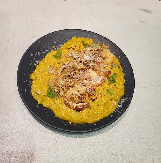 새우 커리 리조또 메뉴 사진(네이버)