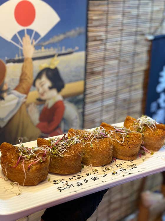 가성비가 미친 유부초밥 메뉴 사진(네이버)