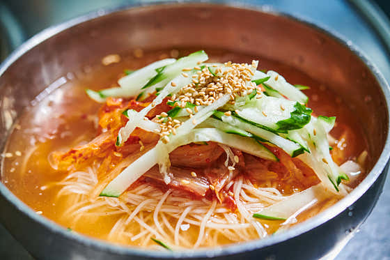 김치말이국수 메뉴 사진(네이버)