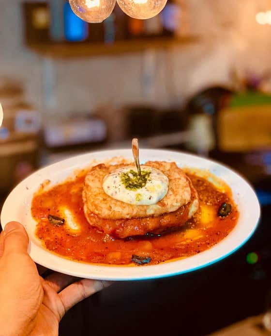 해쉬브라운 라자냐 메뉴 사진(네이버)