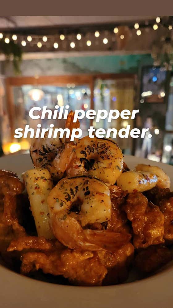 매콤한쉬림프치킨(뼈/순살) 메뉴 사진(네이버)
