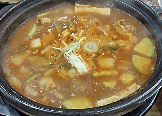 차돌된장찌개 메뉴 사진(네이버)
