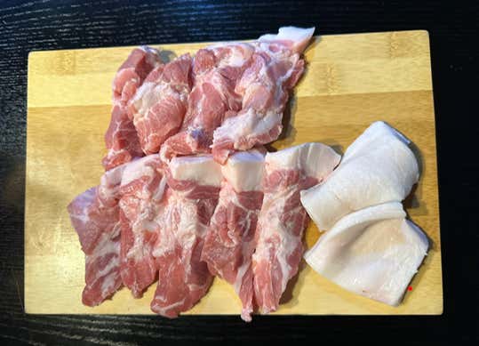 꼬들목살(160g) 메뉴 사진(네이버)