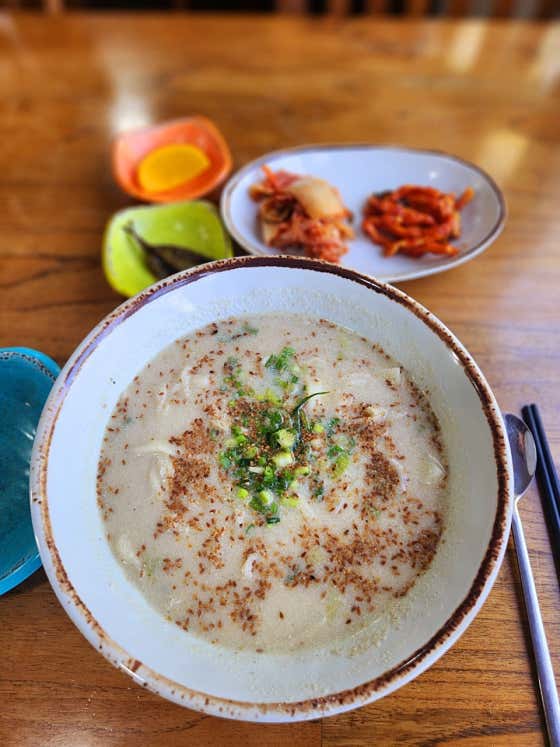 들깨칼국수 메뉴 사진(네이버)