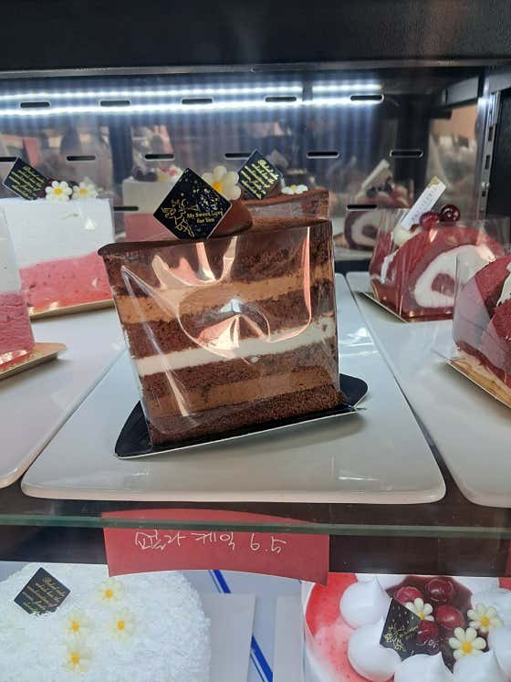 쇼콜라 케이크 메뉴 사진(네이버)