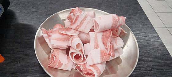 대패삼겹살 메뉴 사진(네이버)