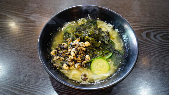 톳 보말칼국수 메뉴 사진(네이버)