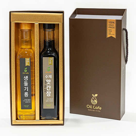 생들기름 수제맛간장 선물세트 메뉴 사진(네이버)