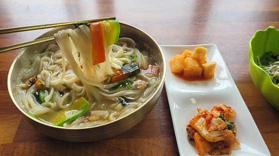 해물칼국수 메뉴 사진(네이버)