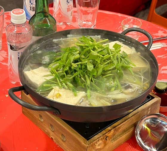 생아구지리탕 메뉴 사진(네이버)