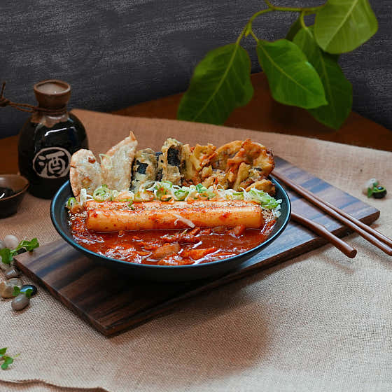 부산집 불 떡볶이 메뉴 사진(네이버)