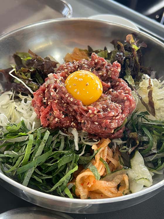 한우육회비빔밥 메뉴 사진(네이버)