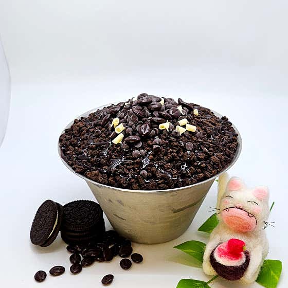 디아블로 초코빙수 메뉴 사진(네이버)