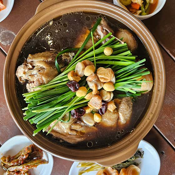 오리백숙 메뉴 사진(네이버)