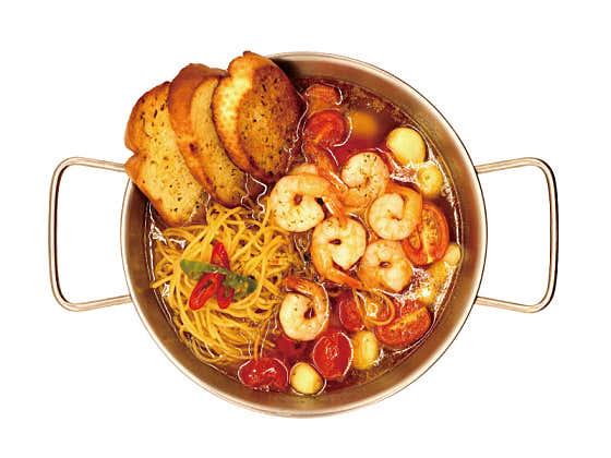 감바스-알-아히오-파스타 메뉴 사진(네이버)