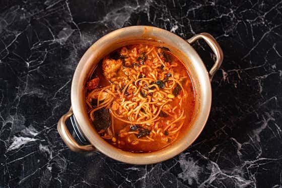 꽃게 라면 메뉴 사진(네이버)
